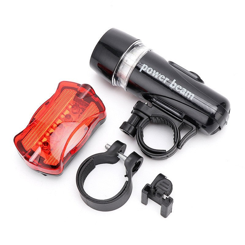Fahrradlicht-Set mit LED-Frontlicht und Rücklicht