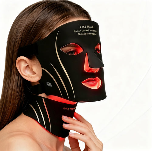 LED-Rotlicht-Gesichtsmaske