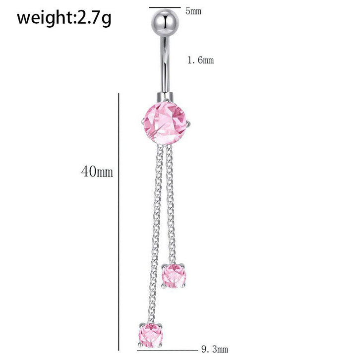 Titan-Piercingstab, flache Basis, Innengewinde