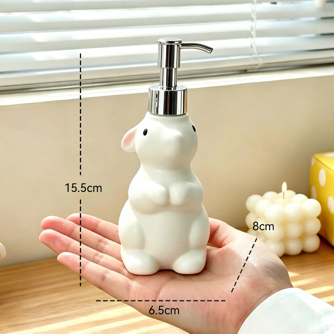 Hasen-Seifenspender, 180 ml, mit Pumpverschluss