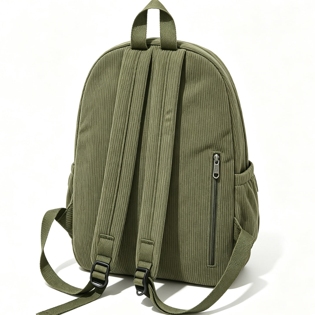 Großer Rucksack aus Cord, 40×29 cm