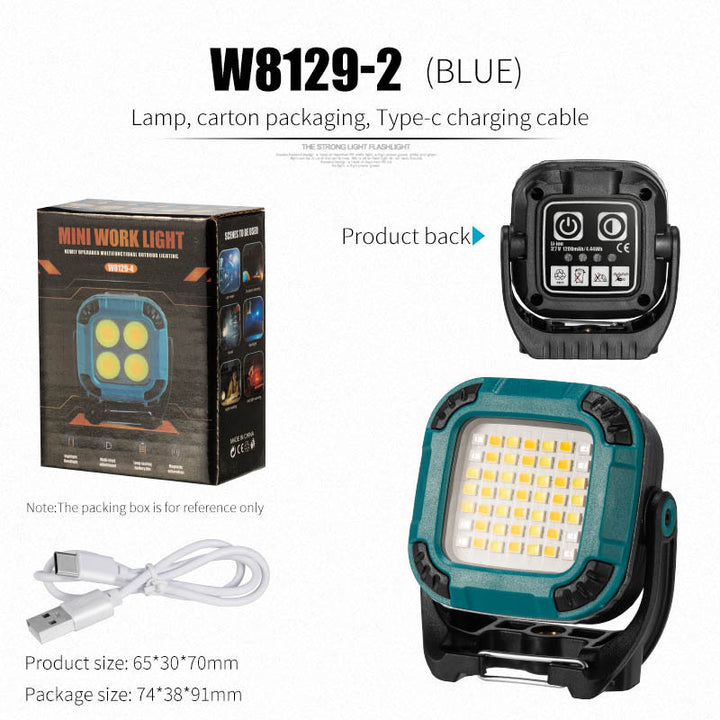 Mini-Campinglampe mit LED und Schlüsselanhänger