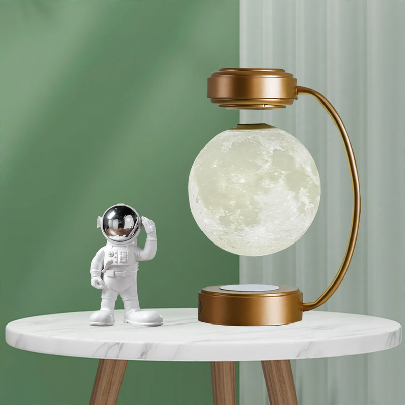 Magnetische Schwebeleuchte Mond mit LED