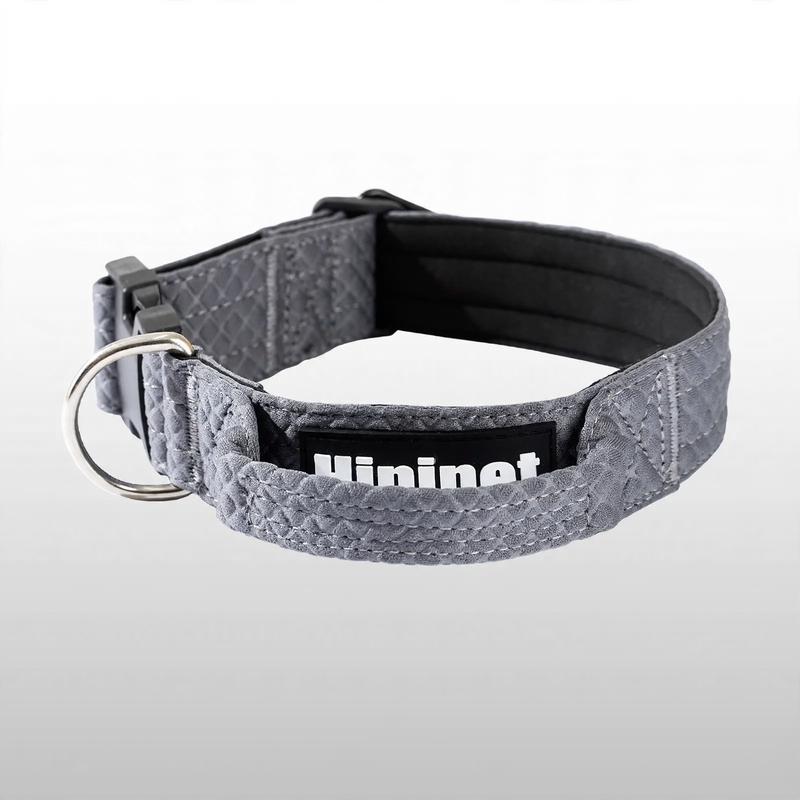 Verstärktes Halsband mit Nackenschutz für große Hunde