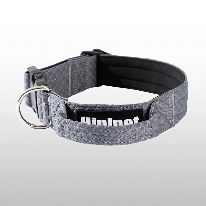 Verstärktes Halsband mit Nackenschutz für große Hunde