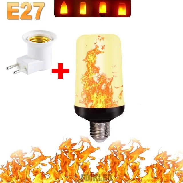 LED FLAME LIGHT PARTY LAMP - 4 MODI FEUER SIMULATION | Karnz
