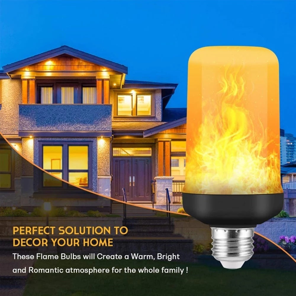 LED FLAME LIGHT PARTY LAMP - 4 MODI FEUER SIMULATION | Karnz