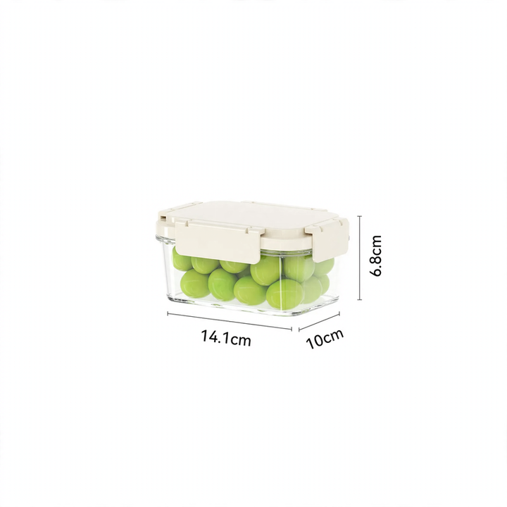 Frischhaltebox mit Kühlelement und Abtropfplatte
