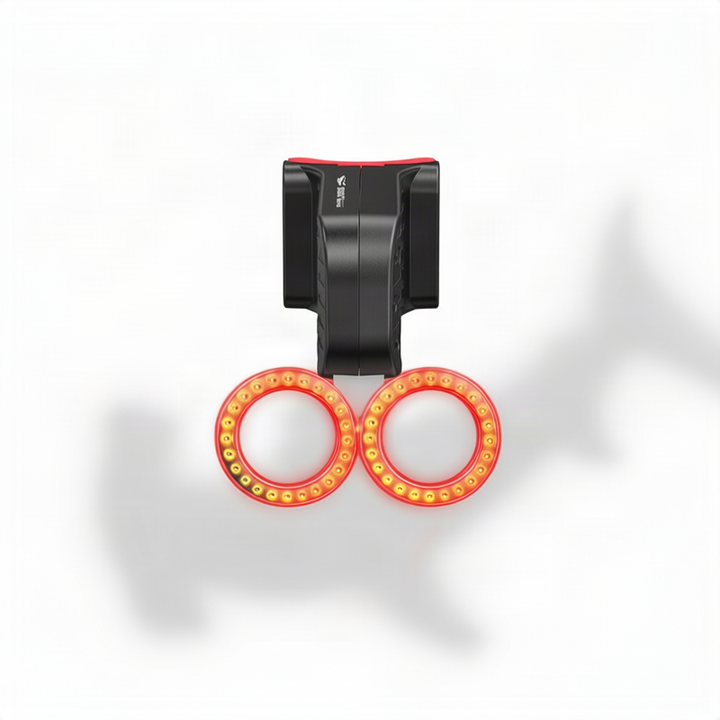 Fahrrad-Rücklicht mit Fließlicht-Effekt, USB-C