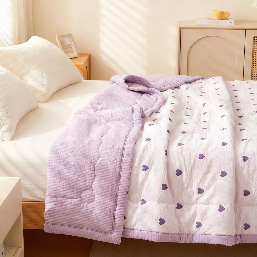 Steppdecke aus Polyester, maschinenwaschbar
