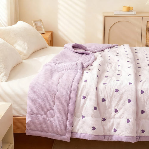 Steppdecke aus Polyester, maschinenwaschbar