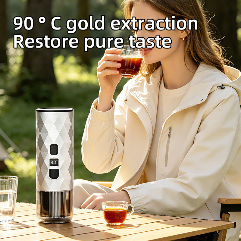 Tragbare Kapsel-Espressomaschine mit Heizfunktion