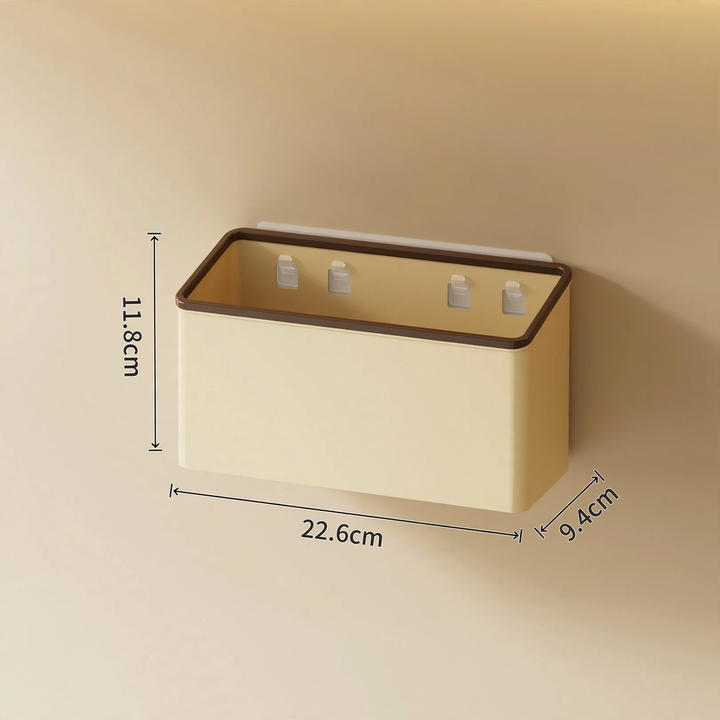 Wandmontierte Aufbewahrungsbox, PET, Selbstklebend