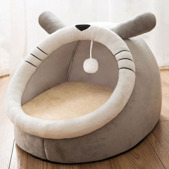 Katzenbett, halbgeschlossen, waschbar, ganzjährig