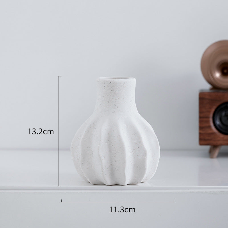 Keramik-Vase Flower, modern