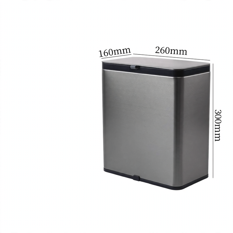 Sensor-Mülleimer 206, 13–17 L, quadratisch