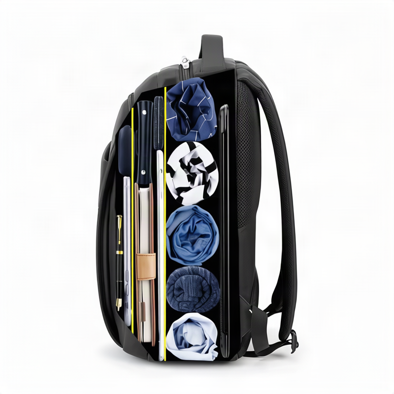 Rucksack mit USB-Anschluss, bis 14-Zoll-Laptop