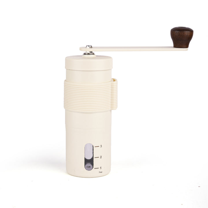 Handkaffeemühle aus Edelstahl mit Keramikmahlwerk