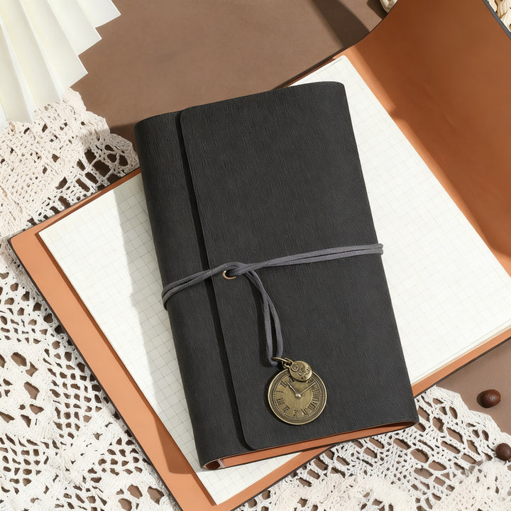 Notizbuch A6, Kunstleder, 80g Papier