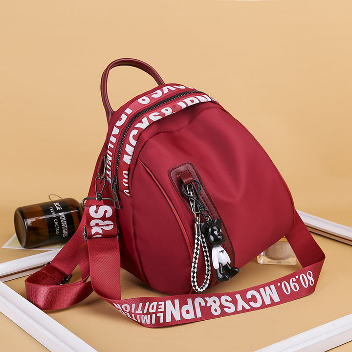 Baumwoll-Rucksack für Damen, vielseitig, Streetwear-Stil