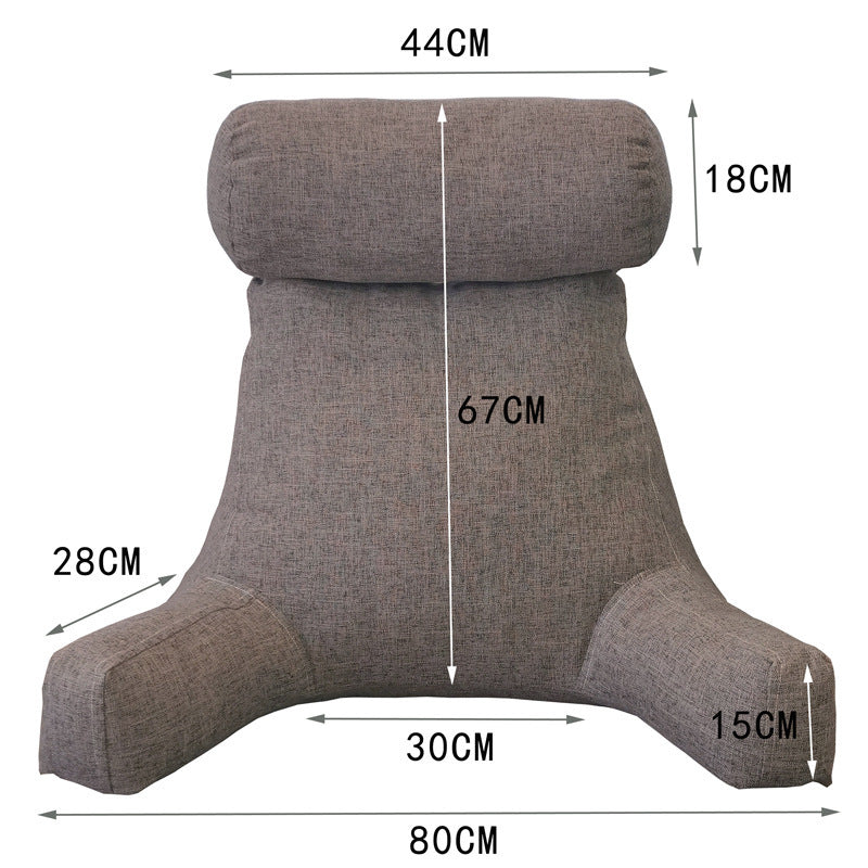 Lesekissen mit abnehmbarem Bezug, 80 × 67 × 35 cm