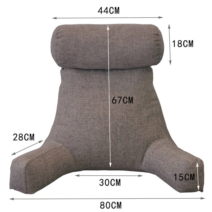 Lesekissen mit abnehmbarem Bezug, 80 × 67 × 35 cm