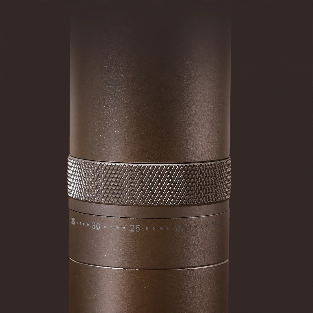 Handkaffeemühle, italienisch, 3–5 Tassen, Edelstahl