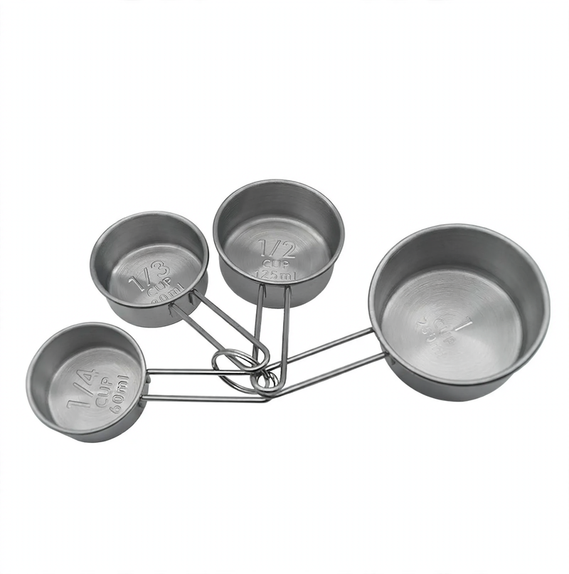 Edelstahl-Messlöffel-Set, 4-teilig