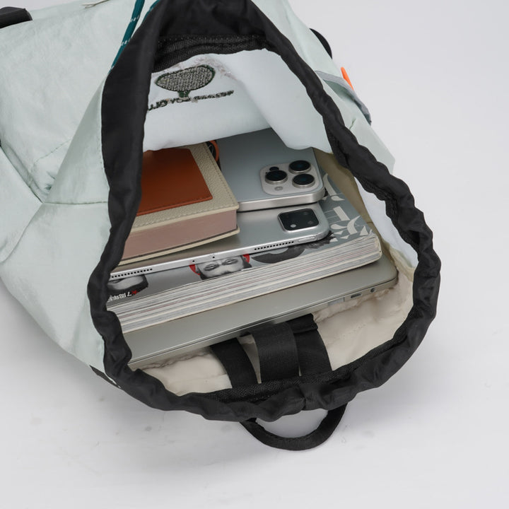 Rucksack aus Nylon, ultraleicht, Kordelzug