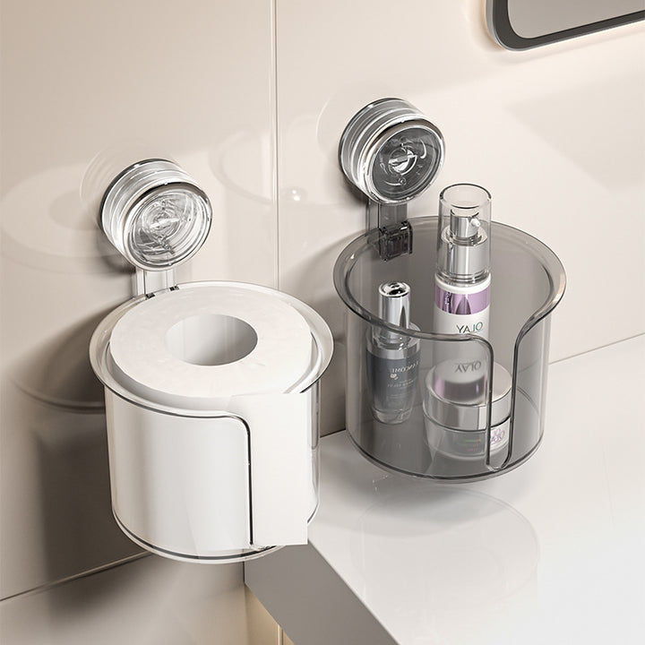 Saugnapf-Toilettenpapierhalter, wandmontiert