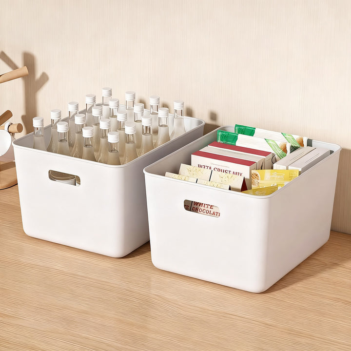 Kunststoff-Aufbewahrungsbox für Schreibtisch und Schrank