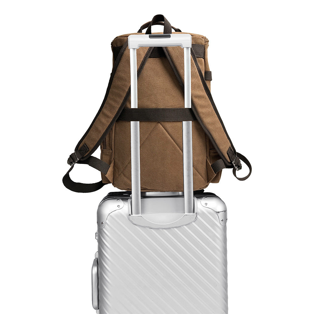 Rucksack Leinwand, 20–35 L, für Laptop bis 15 Zoll