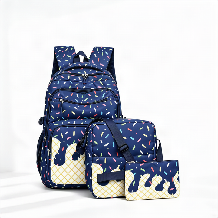 Rucksack mit Druckmuster, wasserdicht, 56–75 L