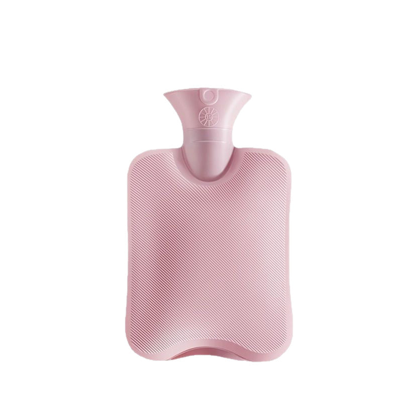 Wärmflasche mit Plüschbezug, 1000–2000 ml