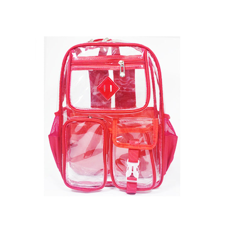 Rucksack aus Nylon, transparent, bis 15 Zoll, strapazierfähig