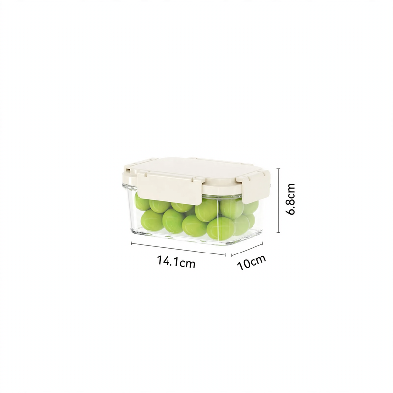 Frischhaltebox mit Kühlelement und Abtropfplatte