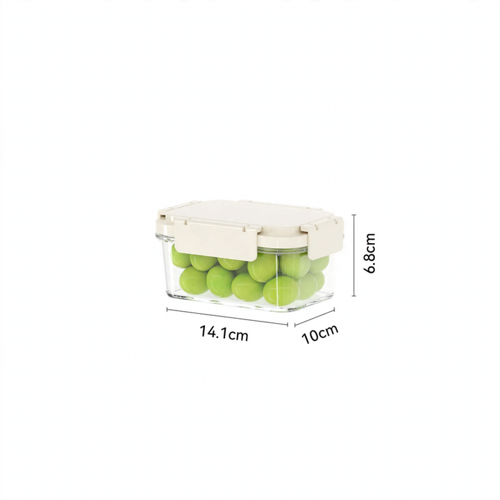 Frischhaltebox mit Kühlelement und Abtropfplatte