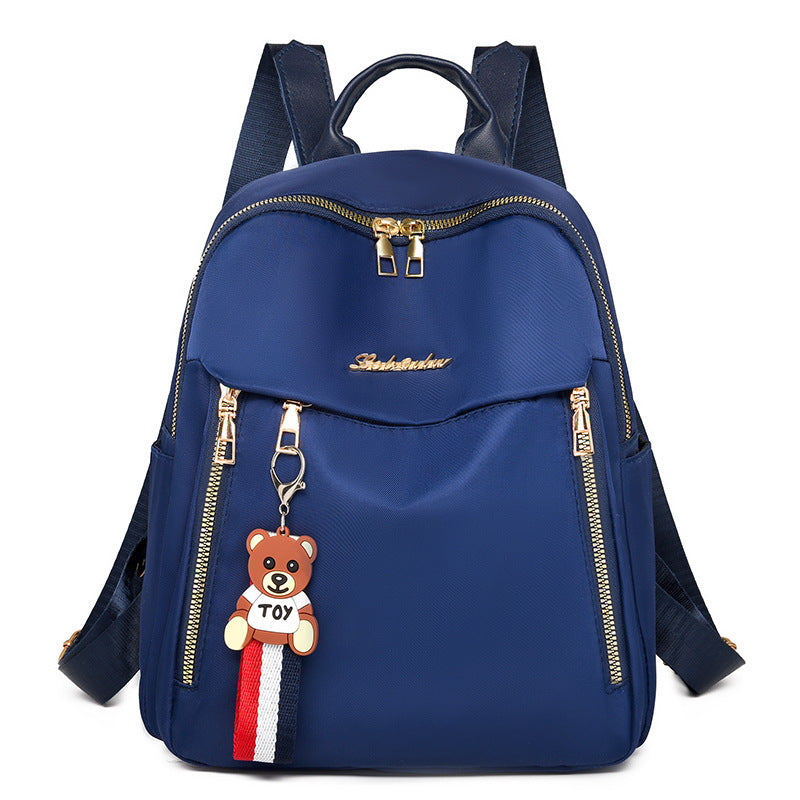 Oxford-Rucksack Damen, 25×12×29 cm, atmungsaktiv