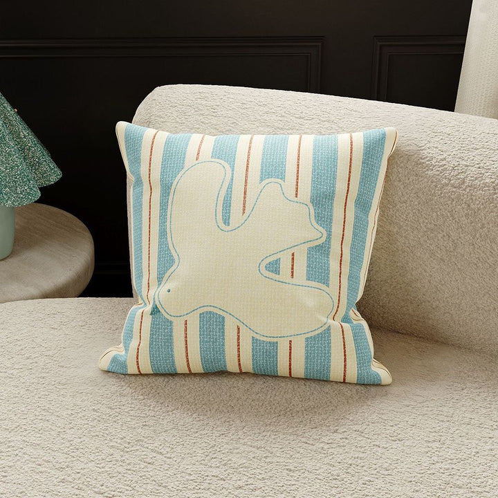 Dekokissen mit Füllung, Plüsch, quadratisch