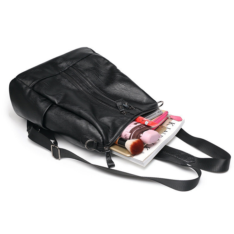 Rucksack aus Kunstleder, Freizeit und Reisen