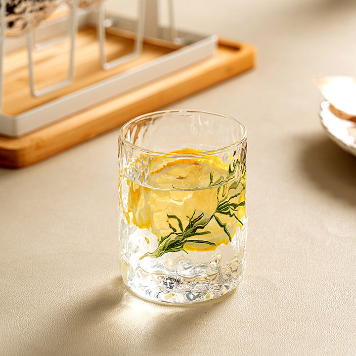 Glastassen, ca. 200 ml, mit Wellenmuster