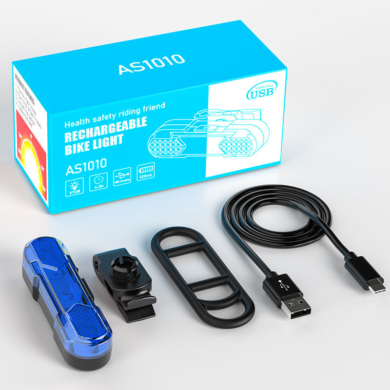 Fahrrad-Rücklicht USB-aufladbar, 360° drehbar