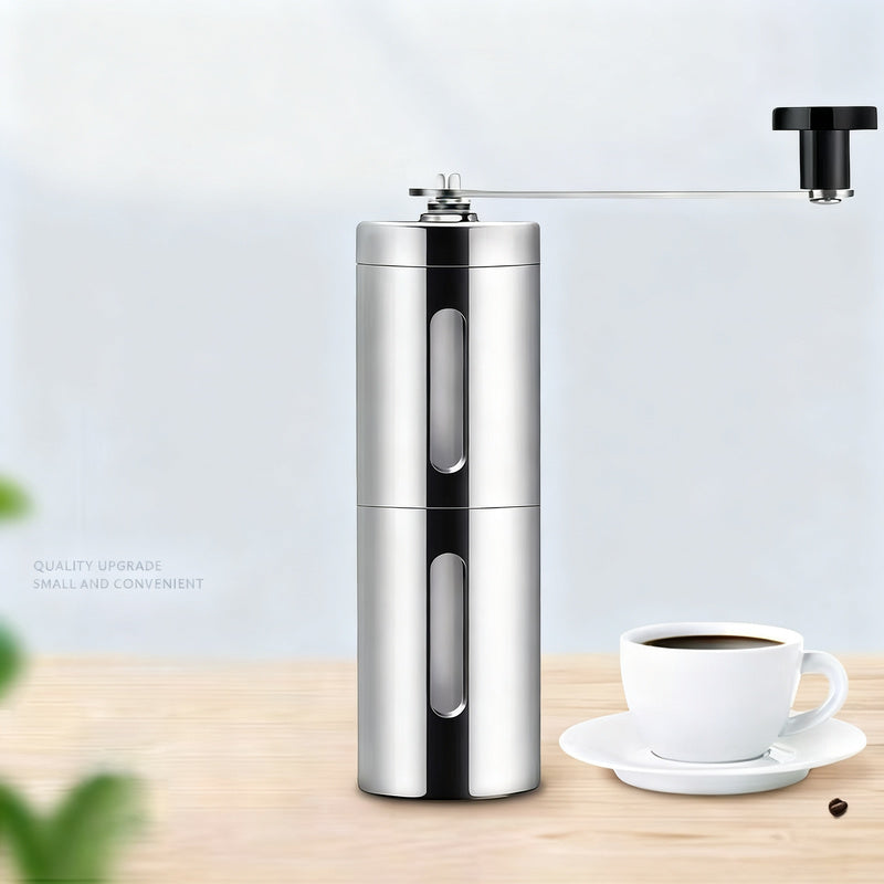 Handkaffeemühle aus Edelstahl