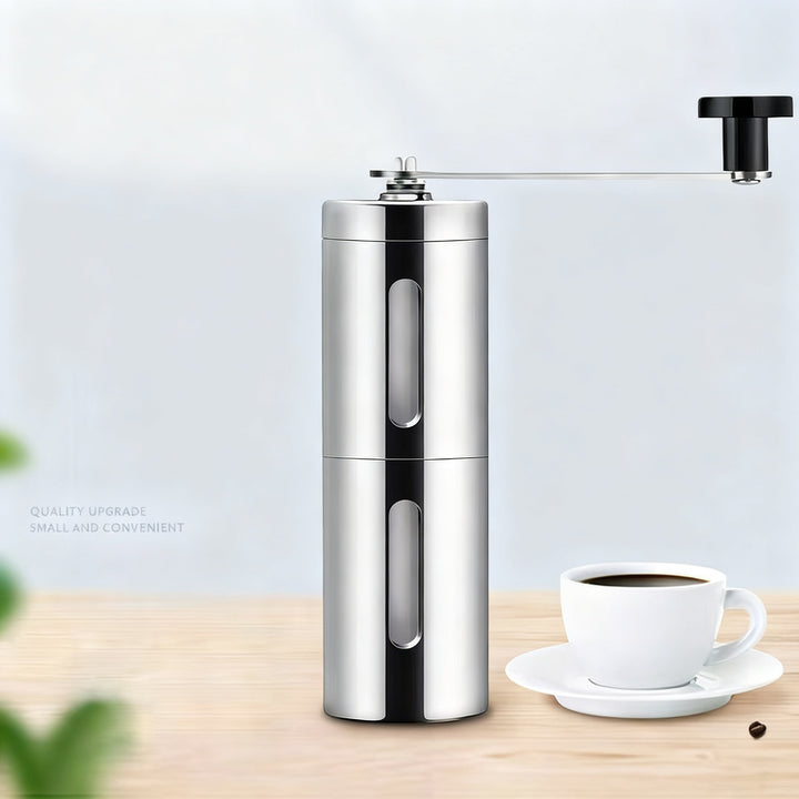 Handkaffeemühle aus Edelstahl