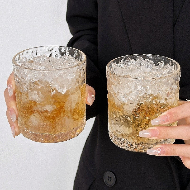 Glastassen, ca. 200 ml, mit Wellenmuster