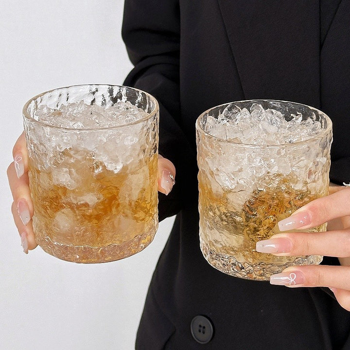 Glastassen, ca. 200 ml, mit Wellenmuster