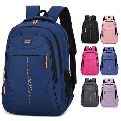 Rucksack mit Buchstaben-Druck, PVC, 20–35 L, wasserfest