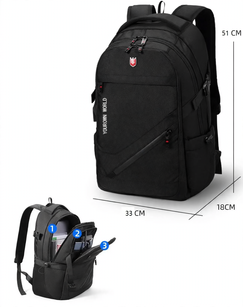 Rucksack mit Laptopfach, 15 Zoll