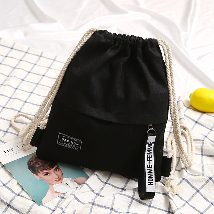 Leichter Rucksack aus Baumwollstoff