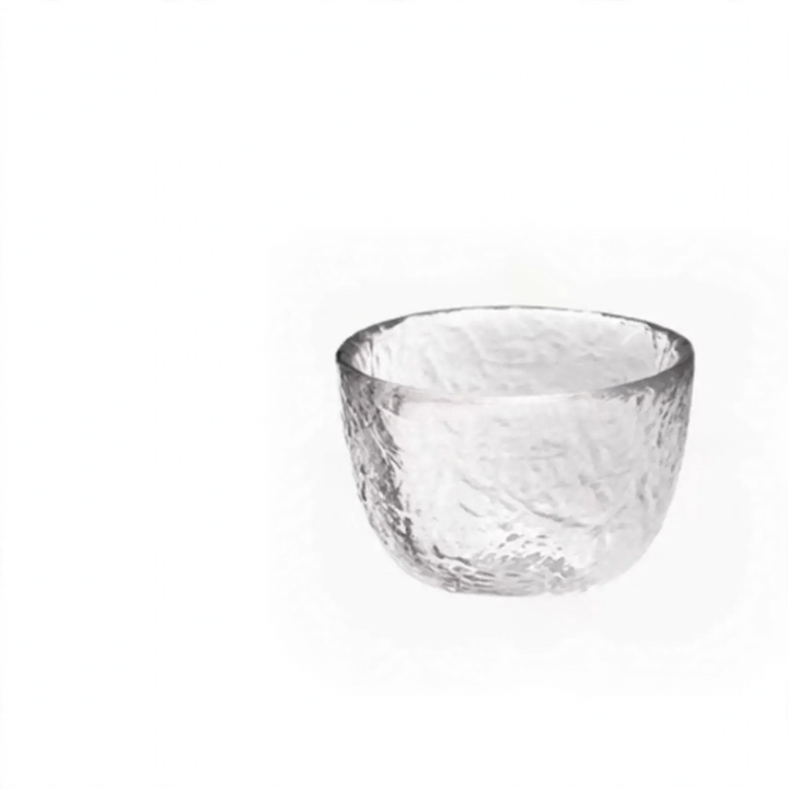 Glastassen, ca. 200 ml, mit Wellenmuster